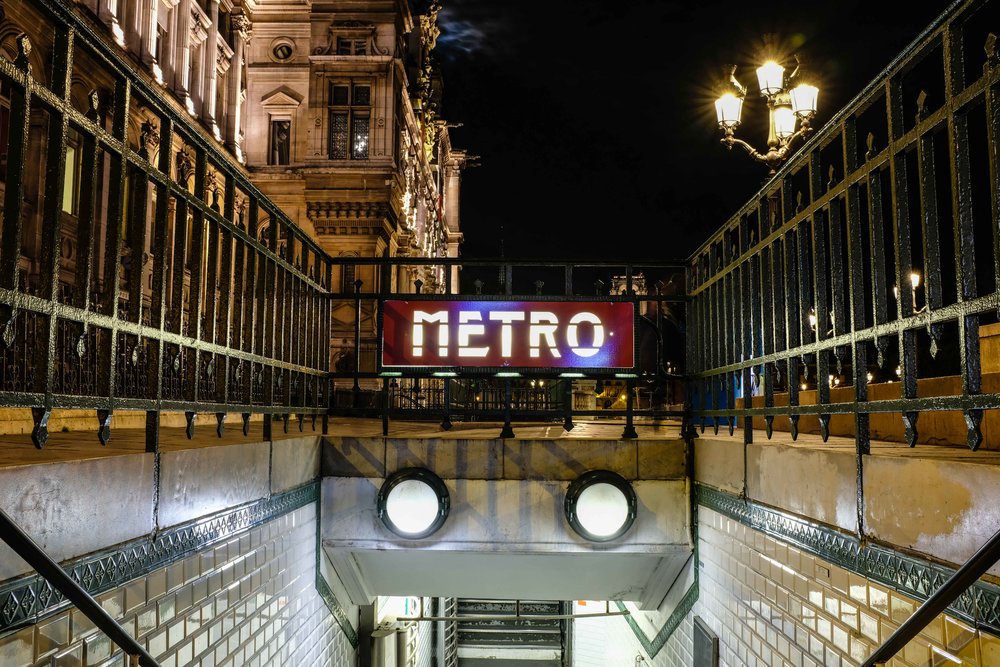  Vintage metro entrance. Time to head home. 